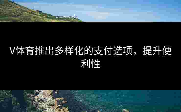 V体育推出多样化的支付选项，提升便利性