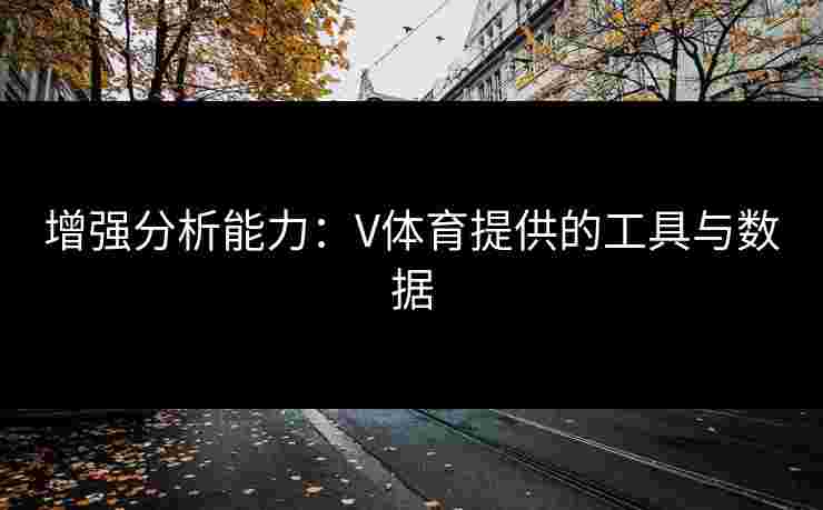 增强分析能力：V体育提供的工具与数据